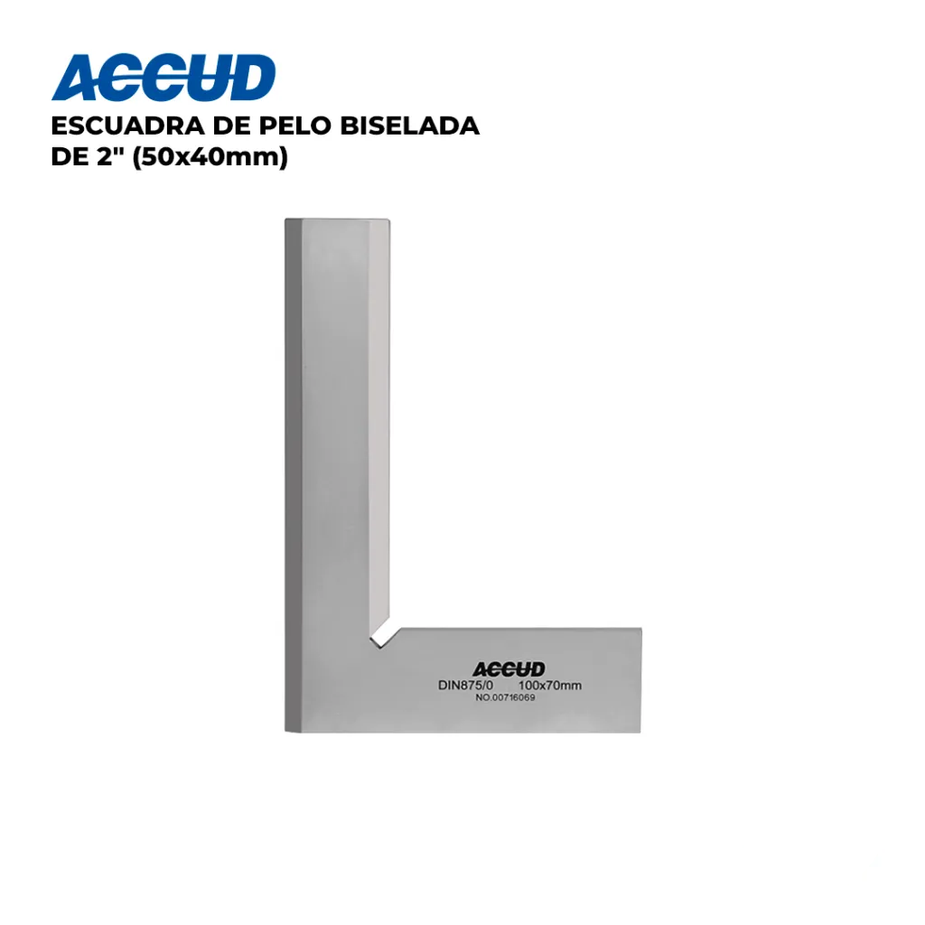 ESCUADRA DE PELO BISELADA DE 2" (50x40mm)