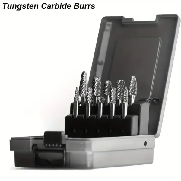 KITS DE FRESAS ROTATIVAS - KITBUR-01 1/2" (10 PIEZAS)